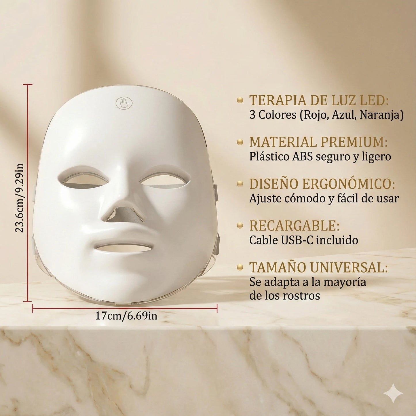 No más Rostro Cansado, ni con Imperfecciones. DermaLuxe 7™ Led. Es como un spa en casa, con resultados visibles. 40% OFF Solo Hoy.