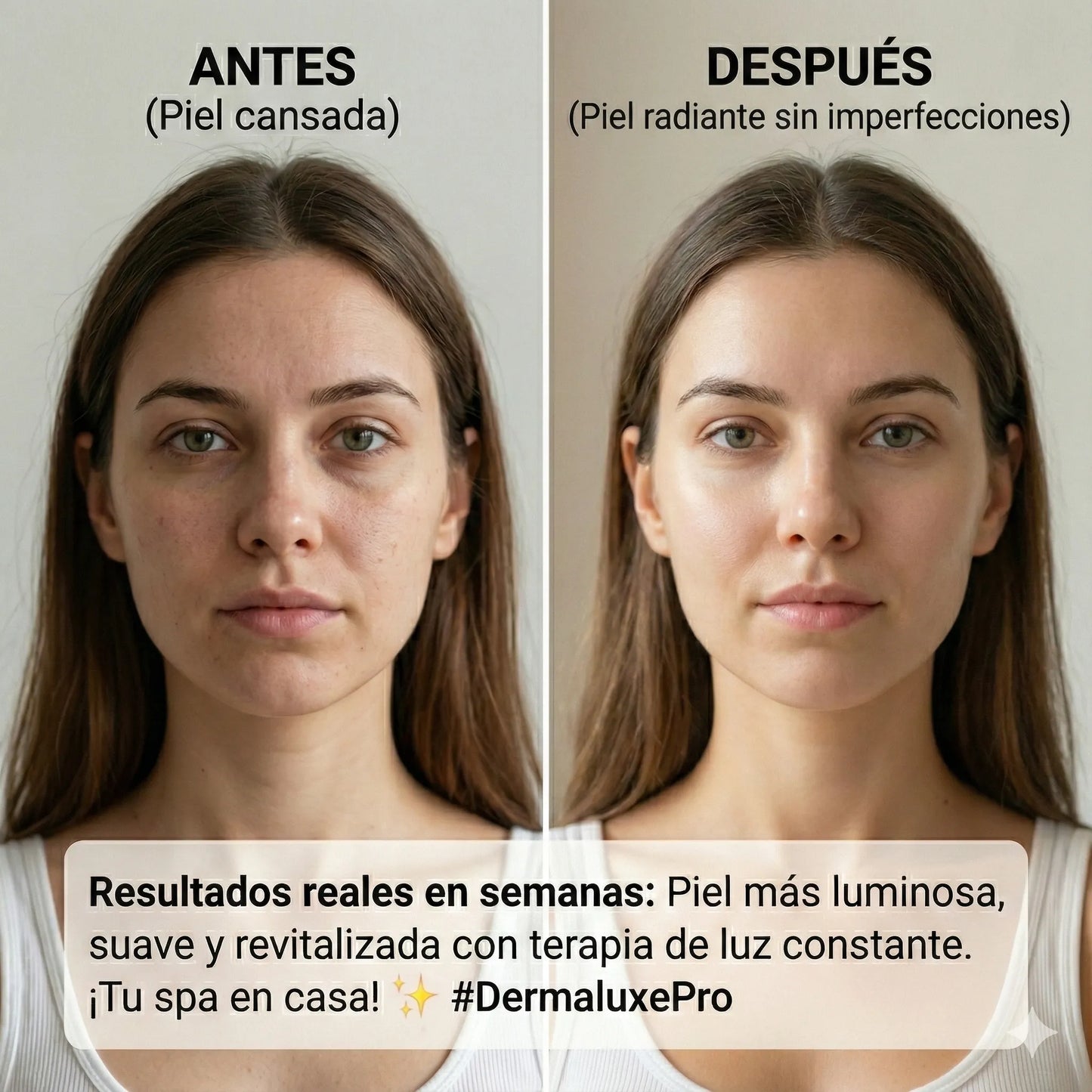 No más Rostro Cansado, ni con Imperfecciones. DermaLuxe 7™ Led. Es como un spa en casa, con resultados visibles. 40% OFF Solo Hoy.