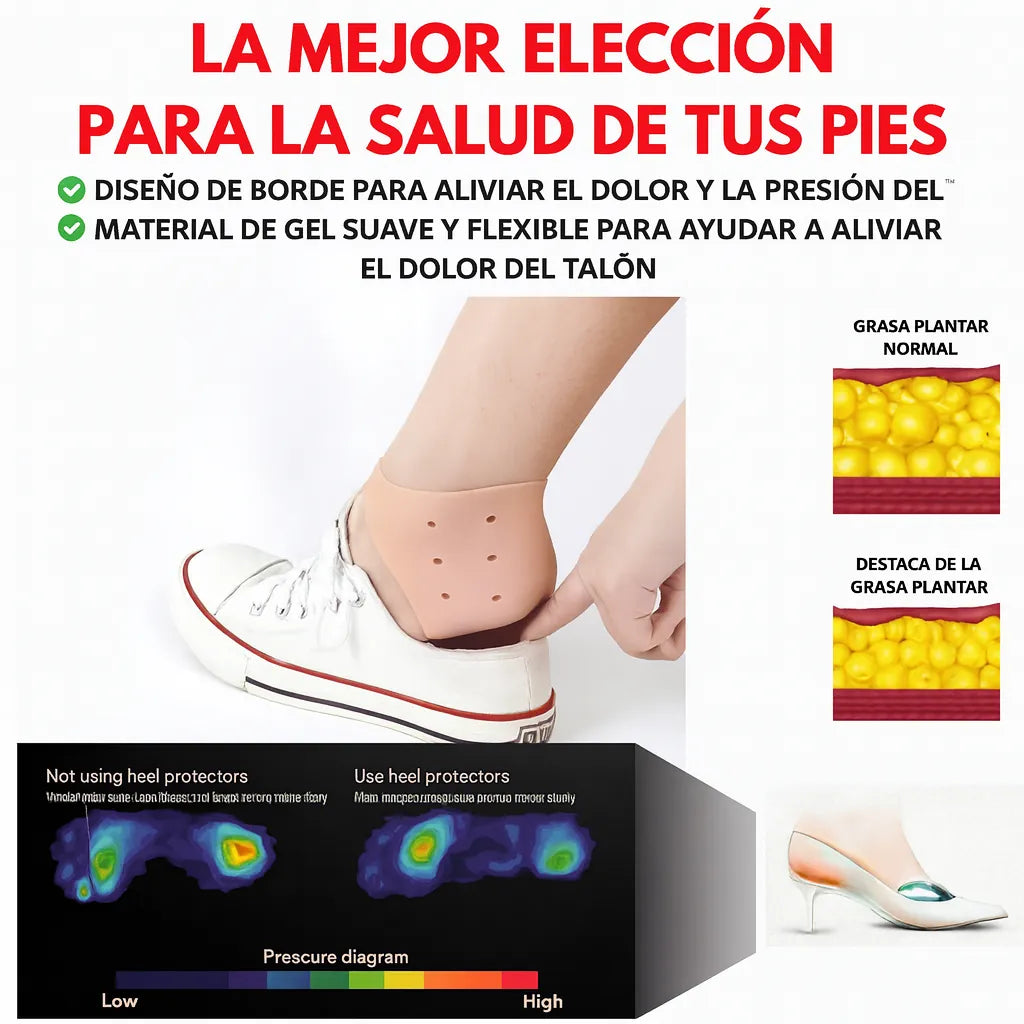 Taloneras Ortopédicas Invisibles transpirables - HeelPads™ I Pocas Unidades Disponibles 📊